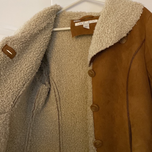 Larry Levine faux sherling jacket - Picture 7 of 7